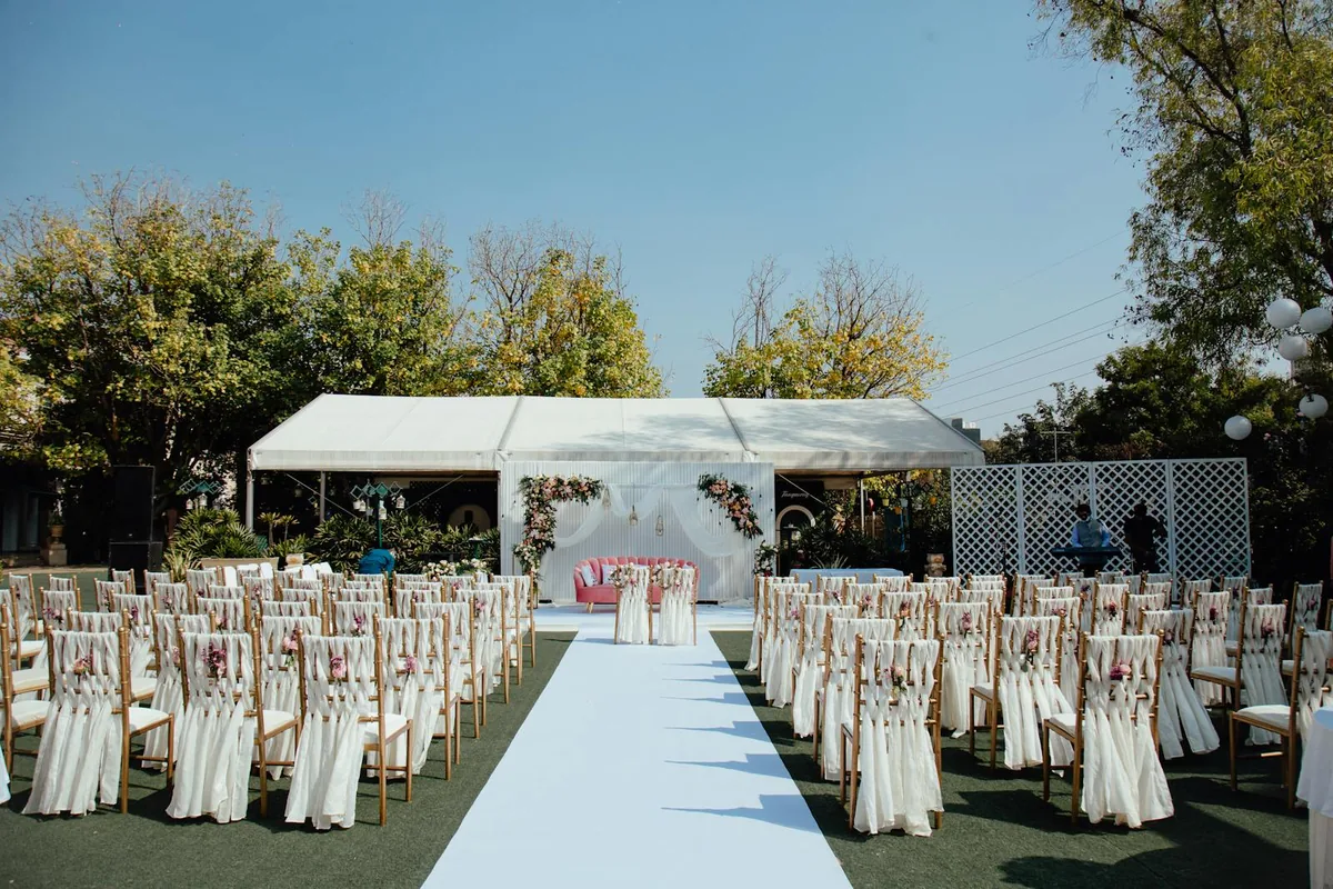 50-guest backyard rental package