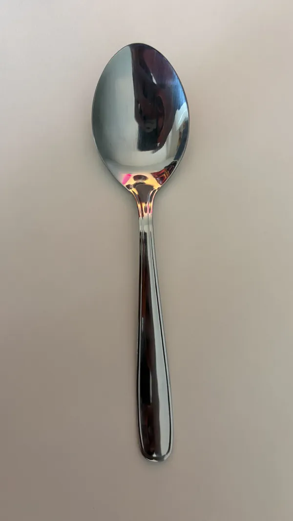 Simple Silver stainless dinner spoon