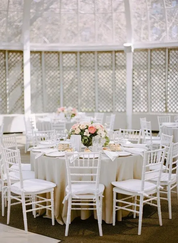 Chiavari and folding chair rentals in Delta, BC
